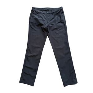Lululemon Men's ABC Pant Classic 5-Pocket Black 36 Stretch Fit Casual Travel